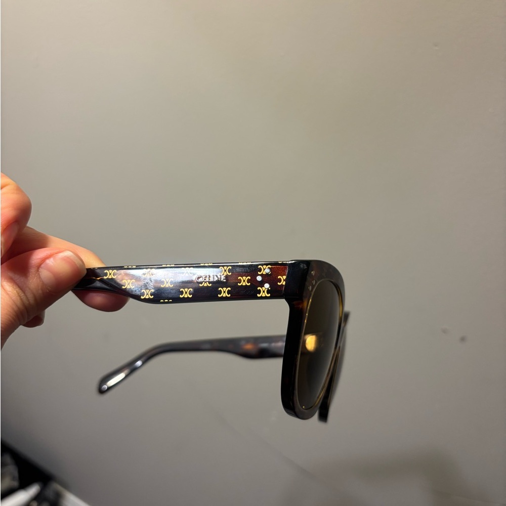 Celine Tortoise Shell Sunglasses - Picture 5 of 8